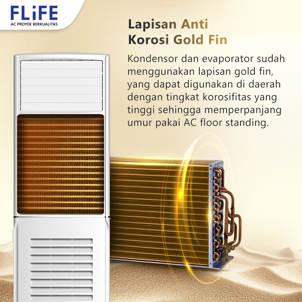 Flife AC Floor Standing 2 PK Standard Strong Wind Fast Cooling - FVC-18FS